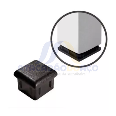 Ponteira Interna P/ Metalon - 20 x 20