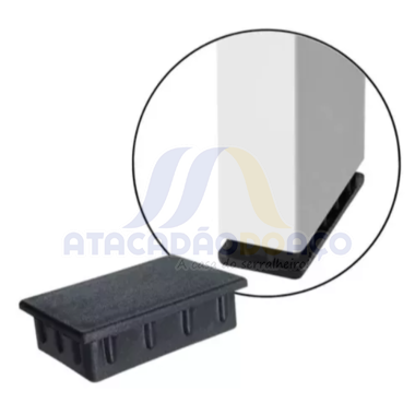 Ponteira Interna P/ Metalon - 50 x 20