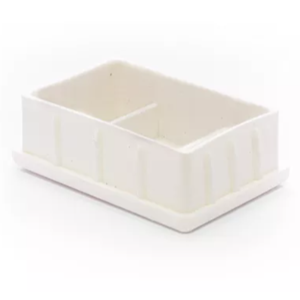 Ponteira Interna P/ Metalon - 80 x 40 Branco