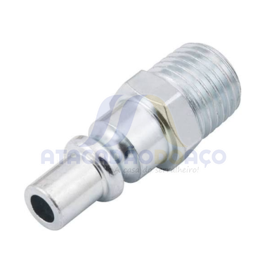 Conector Eng. Rap. Rosca Macho - 1/4 x 1/4 (Vonder)