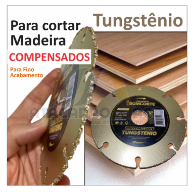 Disco de Serra P/ Mad. Tungstenio - 110mm x 20mm (Bom Corte)