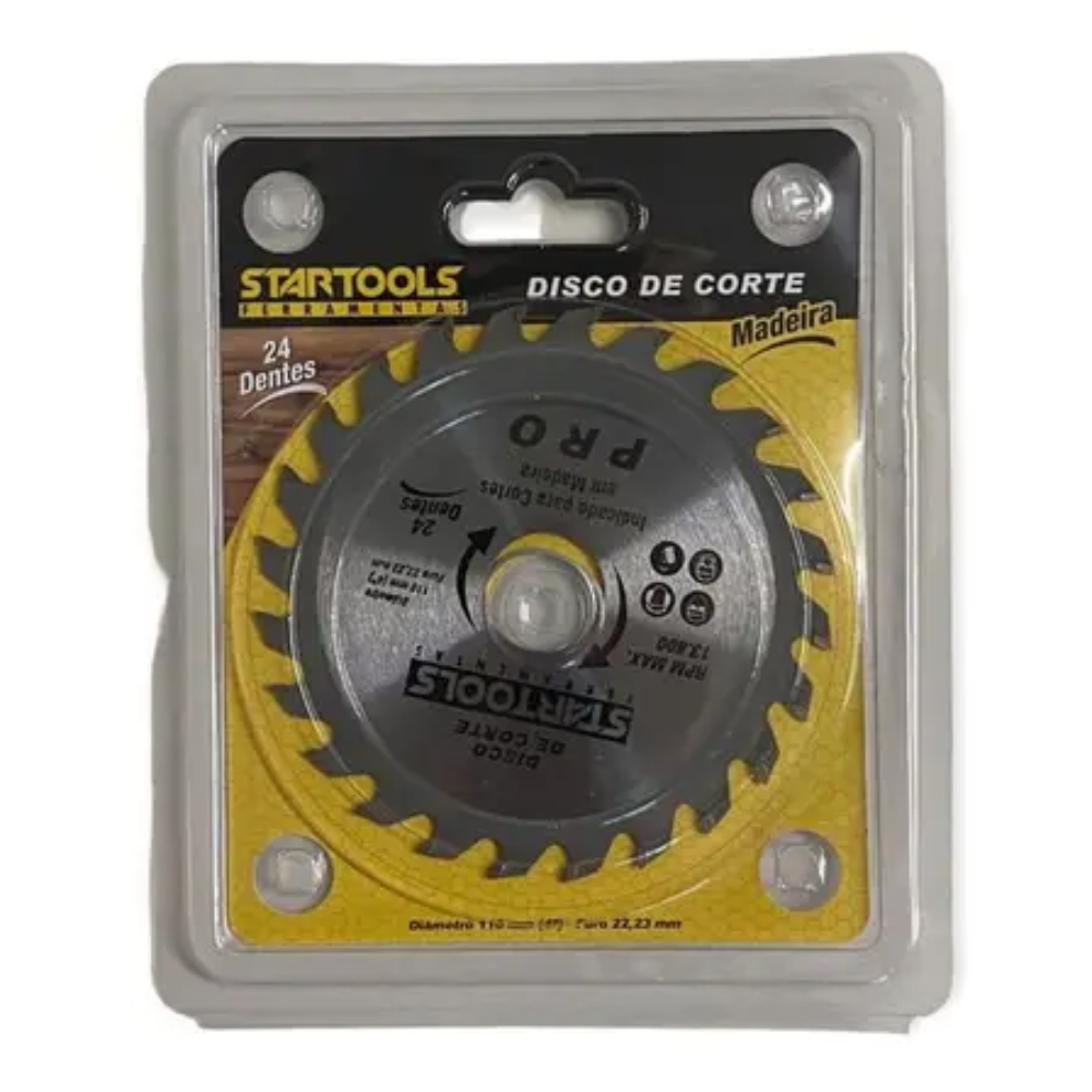 Disco de Serra P/ Madeira - 110mm (Startools)