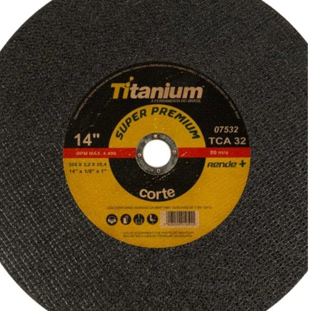 Disco de Corte 14'' ( Titanium )