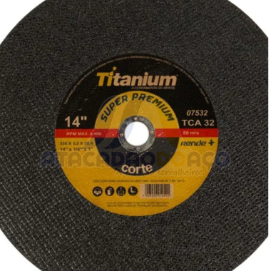 Disco de Corte 14'' ( Titanium )