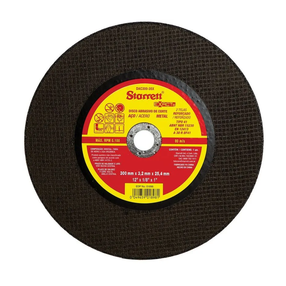 Disco de Corte 12'' (Starrett)