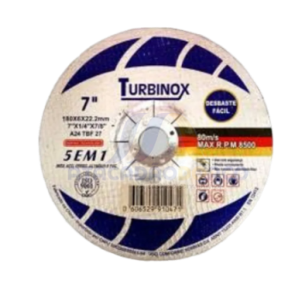 Disco Desbaste 7'' ( Turbinox )