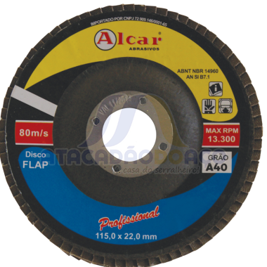 Disco Flap - 4.1/2 Grão 40