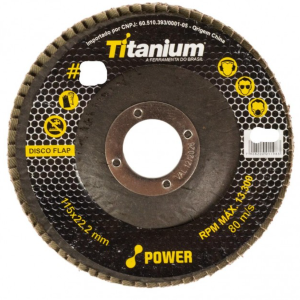 Disco Flap - 4.1/2 Grão 60