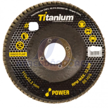 Disco Flap - 4.1/2 Grão 60