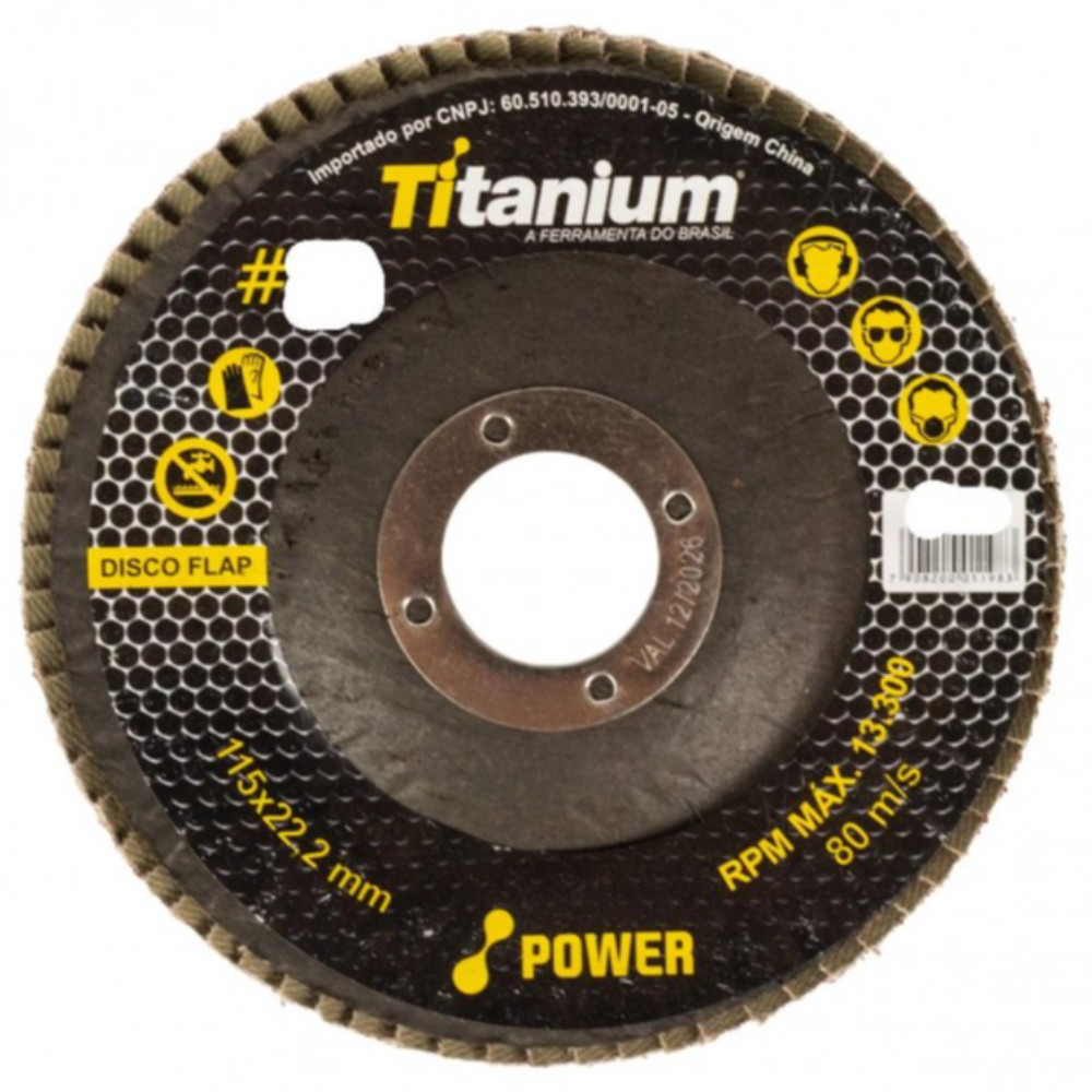 Disco Flap - 4.1/2 Grão 80