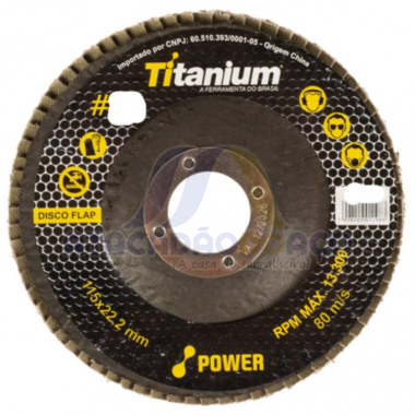 Disco Flap - 4.1/2 Grão 80