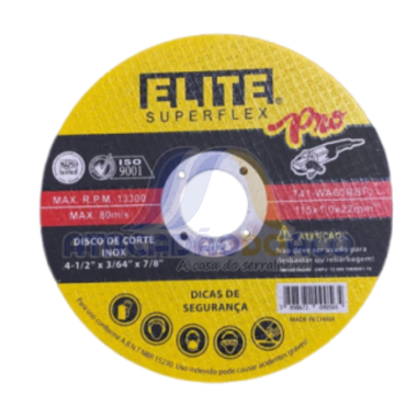 Disco de Corte Inox 4.1/2