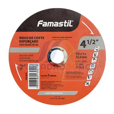 Disco de Corte Inox 4.1/2'' ( Famastil )