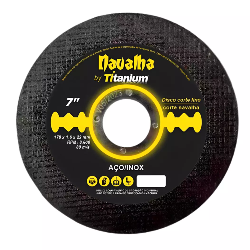 Disco de Corte Inox 7'' ( Titanium )
