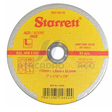 Disco de Corte Inox 7