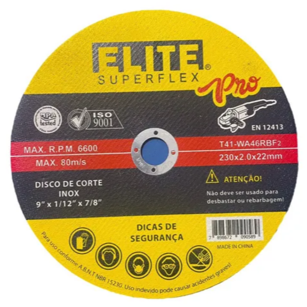Disco de Corte Inox 9