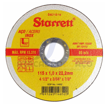Disco de Corte Inox 9