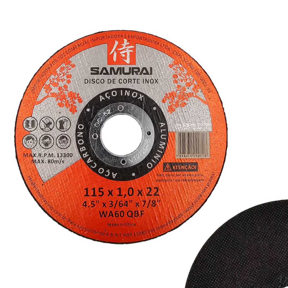 Disco de Corte Inox 4.1/2