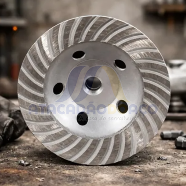 Disco Rebolo Diamantado C/ Rosca - 115 X M14 (Graff)