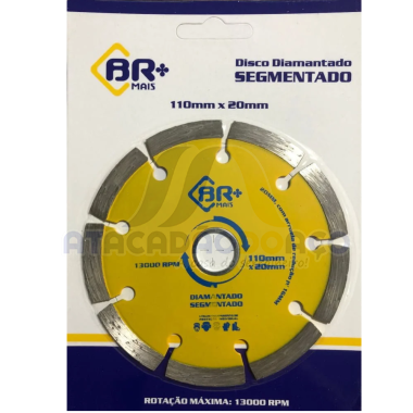 Disco Diam. Segmentado - 110mm x 20mm (Br Mais)