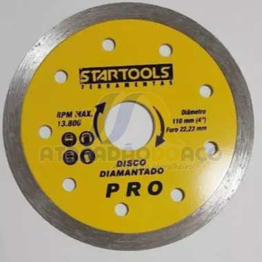 Disco Diam. Porcelanato - 110mm x 20mm (Startools)