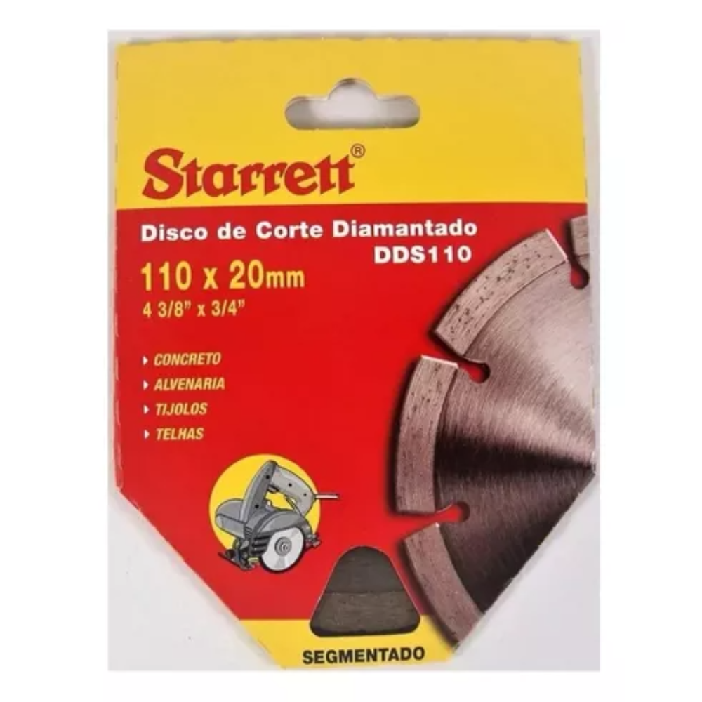 Disco Diam. Segmentado - 110mm x 20mm (Starrett)