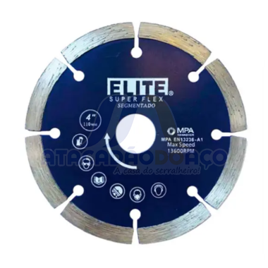 Disco Diam. Segmentado - 110mm x 20mm (Elite)