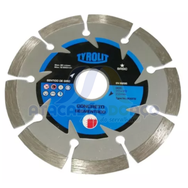 Disco Diam. Segmentado - 110mm x 20mm (Tyrolit)
