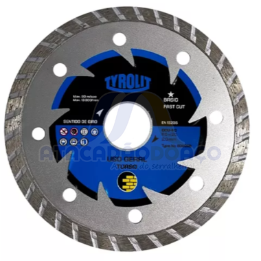 Disco Diam. Turbo - 110mm x 20mm (Tyrolit)