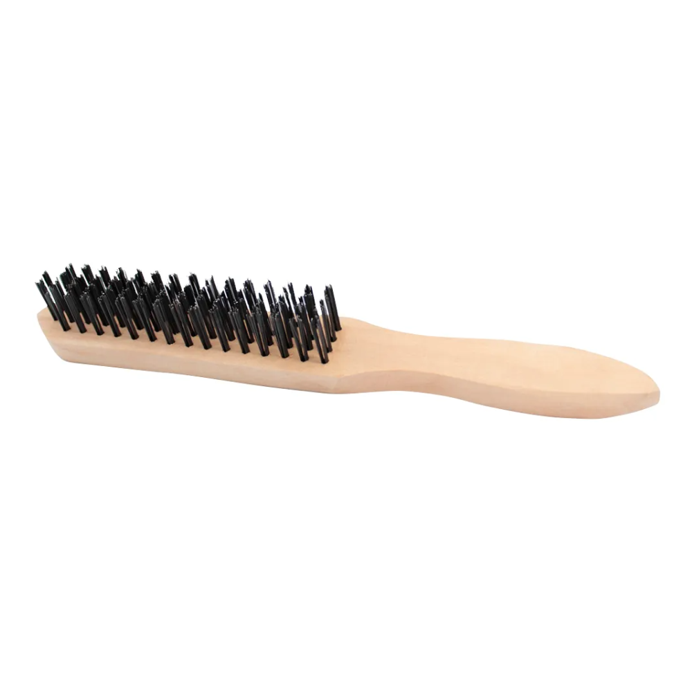 Escova de Aço Man. Cabo Mad. (Pequi)