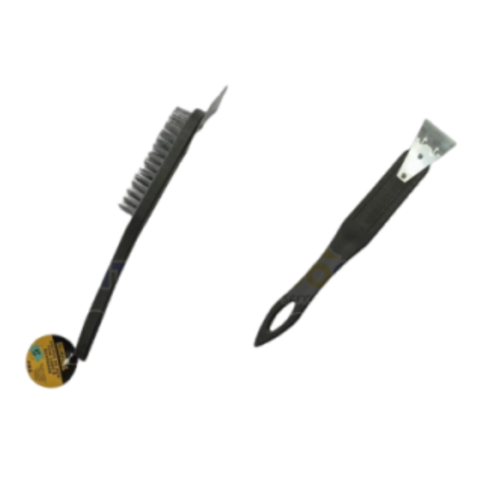 Escova de Aço Man. C/ Raspador (Startools)