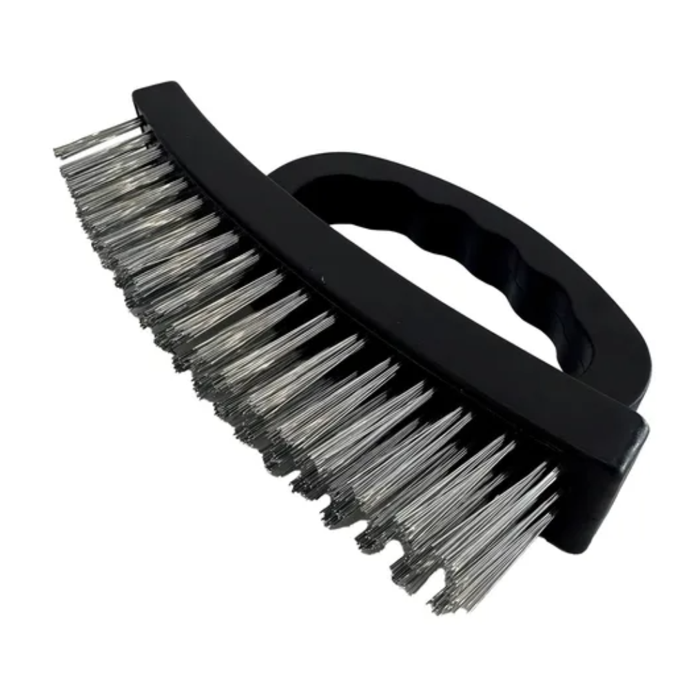 Escova de Aço man. C/ Cabo P/ Esfregar (Rocast)