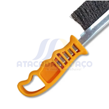 Escova Manual Carbono Cabo Laranja (Pequi)