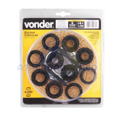 Escova Circular C/ Red. 6