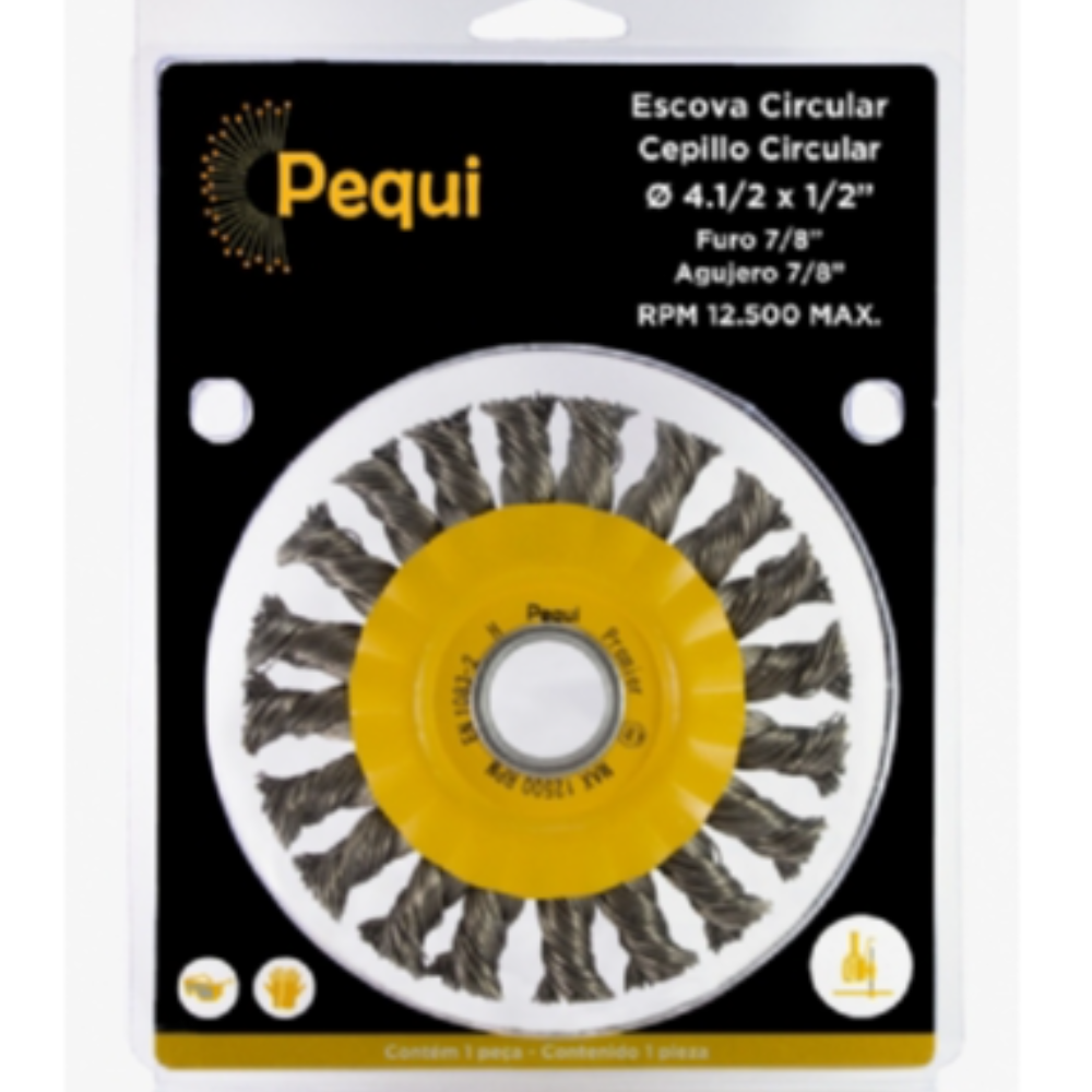 Escova Circular Torcida Premier 4.1/2