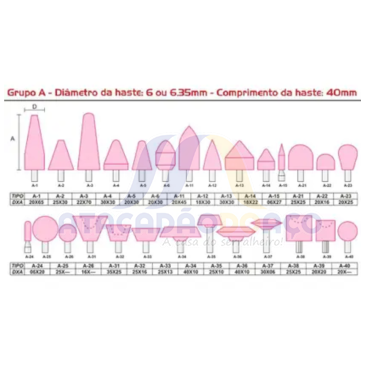 Ponta Montada A-21 20x65 Hast-1/4 (Vonder)