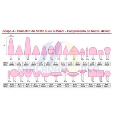 Ponta Montada A-25 20x65 Hast-1/4 (Vonder)