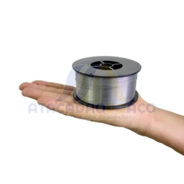 Solda Mig Rolo 1kg Gas Imbutido - 0.8mm (Elite)