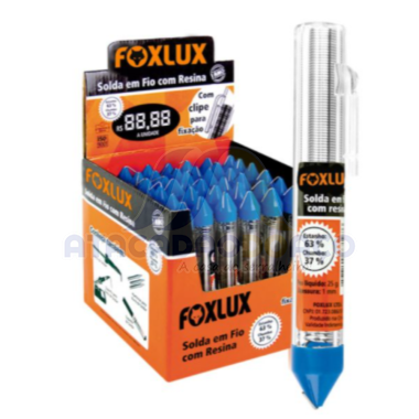 Estanho em Fio P/ Solda 63/37 (Fox lux)