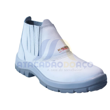 Bota Bico Plastico Branco N° 38 (Kadesh)