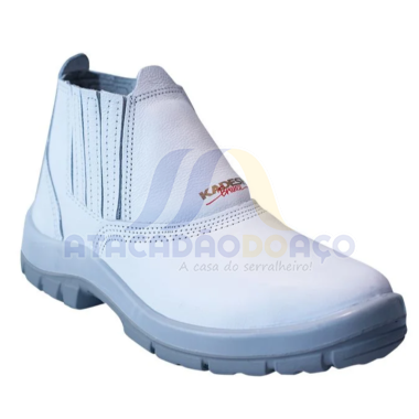 Bota Bico Plastico Branco N° 41 (Kadesh)