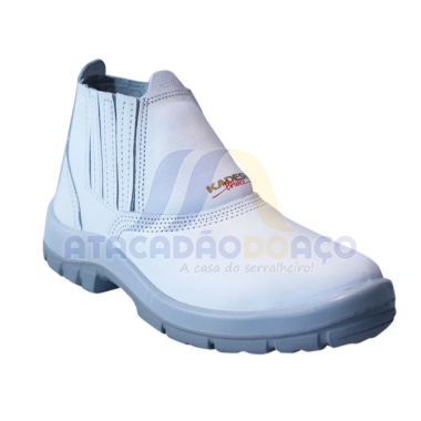 Bota Bico Plastico Branco N° 42 (Kadesh)