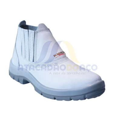 Bota Bico Plastico Branco N° 43 (Kadesh)