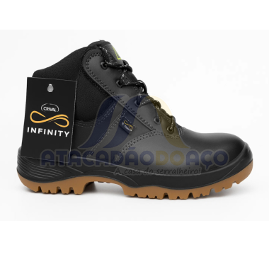 Bota Bico Plastico C/ Cadaço Infinity Nº 39 (Crival)