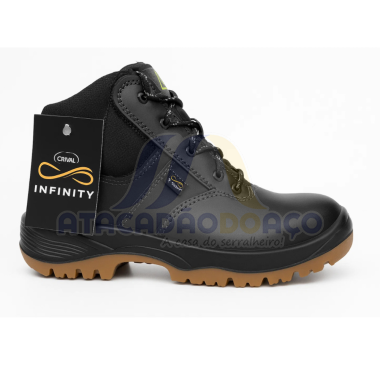 Bota Bico Plastico C/ Cadaço Infinity Nº 43 (Crival)