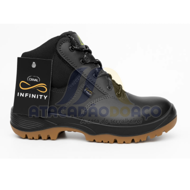 Bota Bico Plastico C/ Cadaço Infinity Nº 44 (Crival)