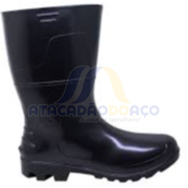 Bota PVC C/ Medio Preto N° - 40 (Kadesh)