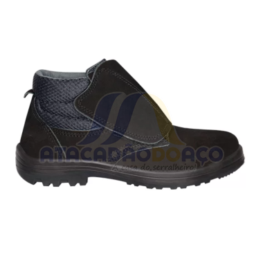 Botina de Velcro Preto - N° 42 (Imbiseg)