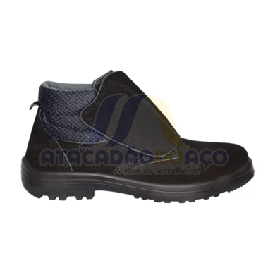 Botina de Velcro Preto - N° 43 (Imbiseg)