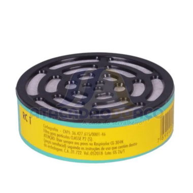 Filtro P/ Respirador RC1 CG304N CA-31722 (Carbografite)